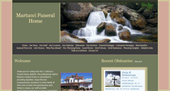 Desktop Screenshot of martuccifuneralhome.com