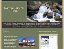 Tablet Screenshot of martuccifuneralhome.com